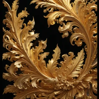 gold black background