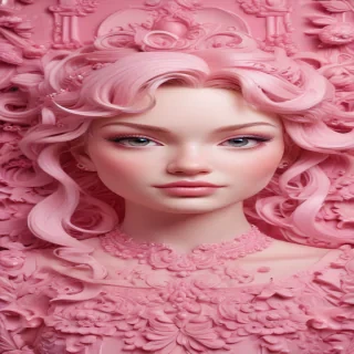 pink wall paper