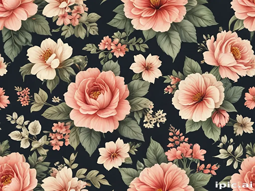 vintage flowers png