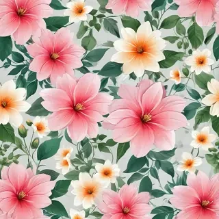transparent flower background