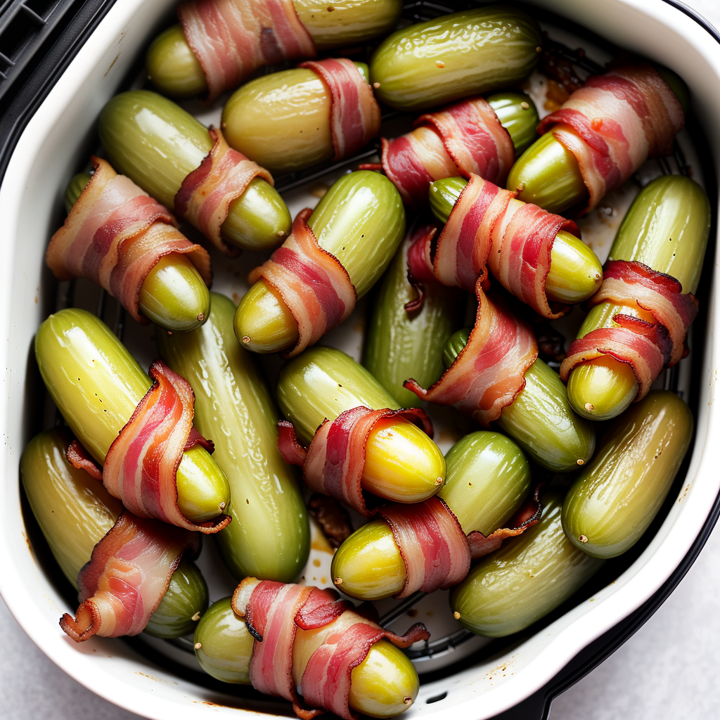 bacon wrapped pickles air fryer