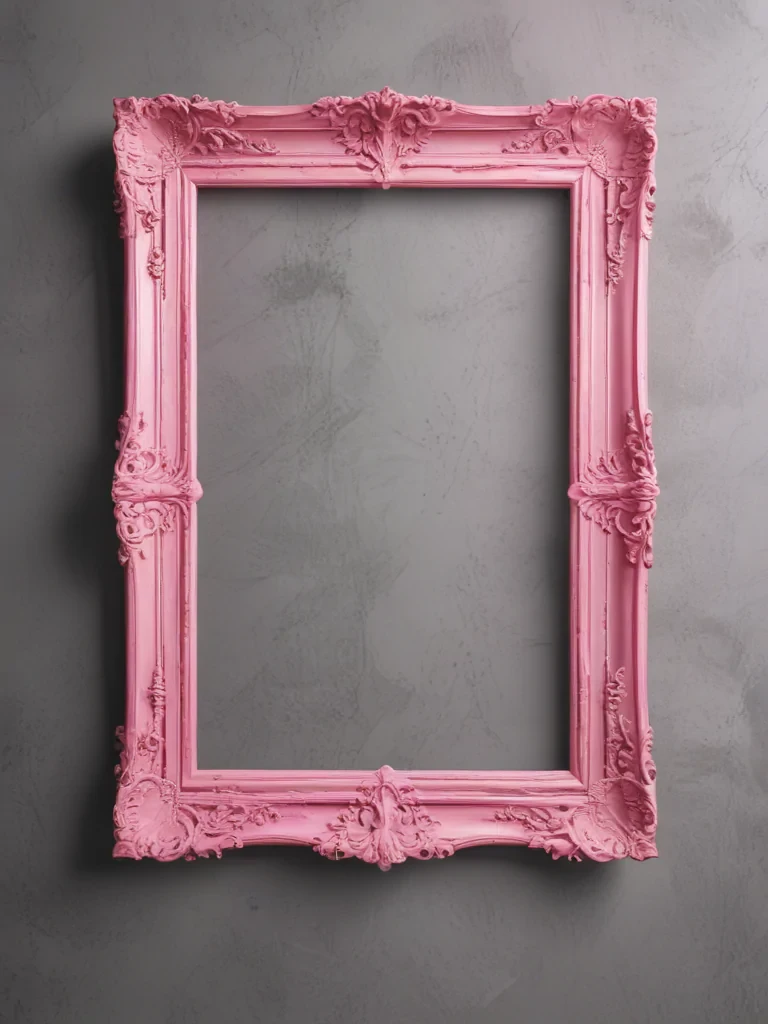 pink frame png