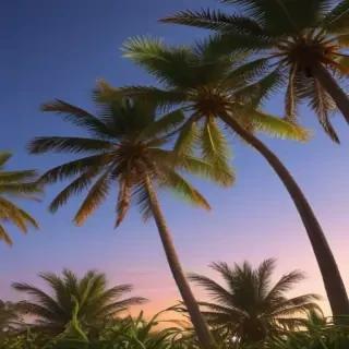 palm trees background