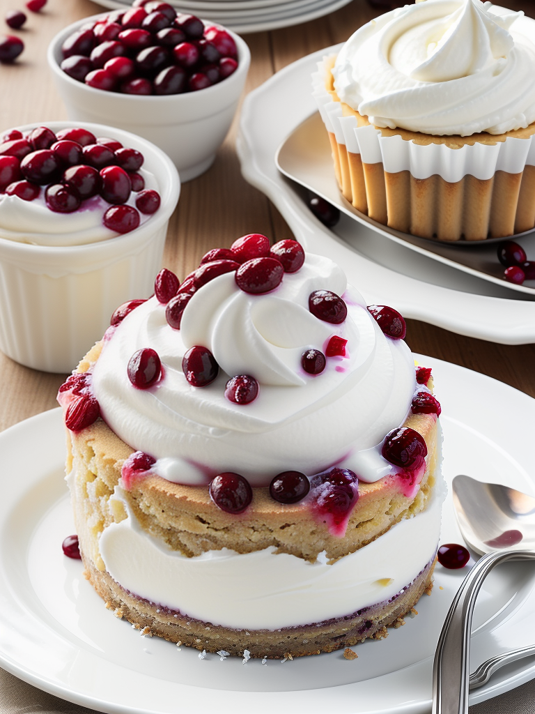 desserts with cranberries and cream cheese
