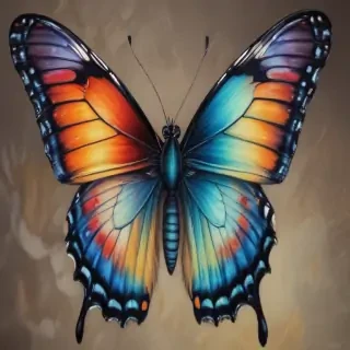 picture of a butterfly drawing
