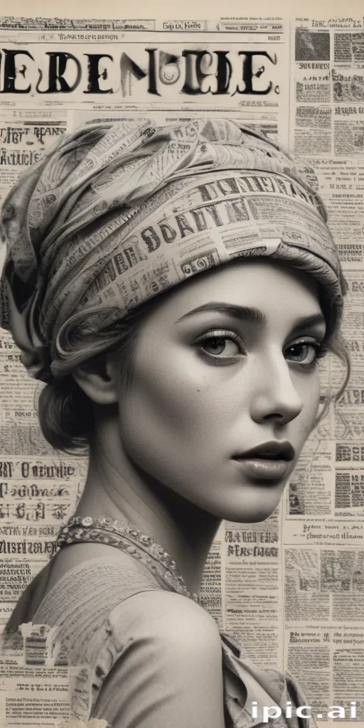 newspaper collage png