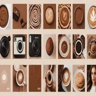 aesthetic instagram highlight covers brown