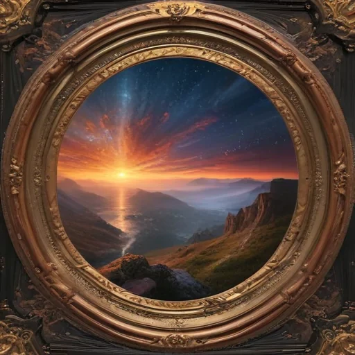 frame with background