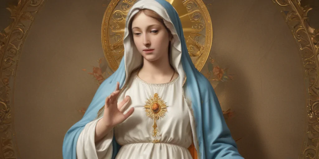 virgin mary clipart