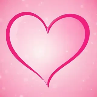 pink heart clipart
