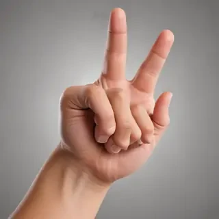 finger pointing png