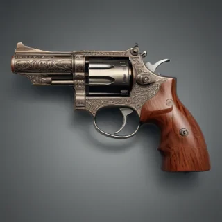 gun no background