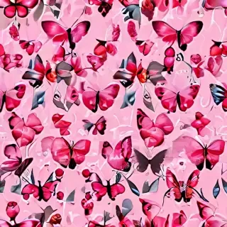 images of pink butterflies