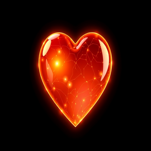 glow heart png