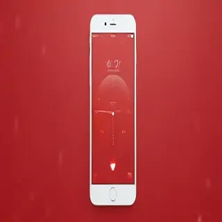 red lockscreen
