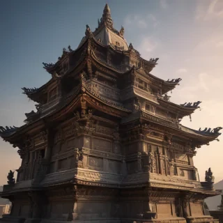 temple background