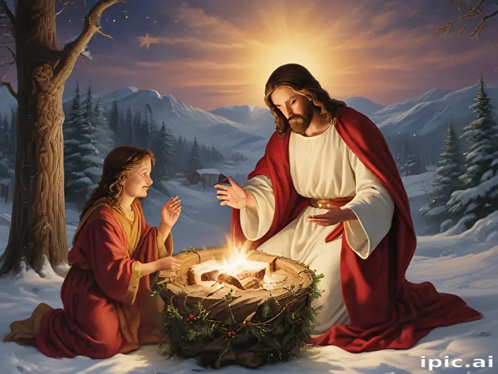 merry christmas jesus images