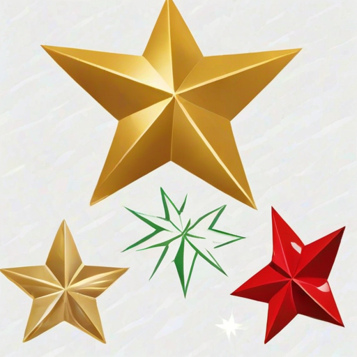 christmas star clipart