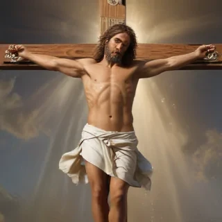 jesus on the cross picture
