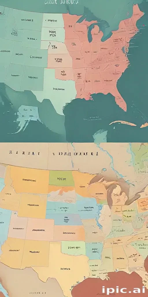 map of usa states