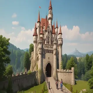 cartoon castel