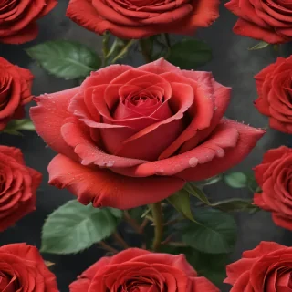 image of a red rose