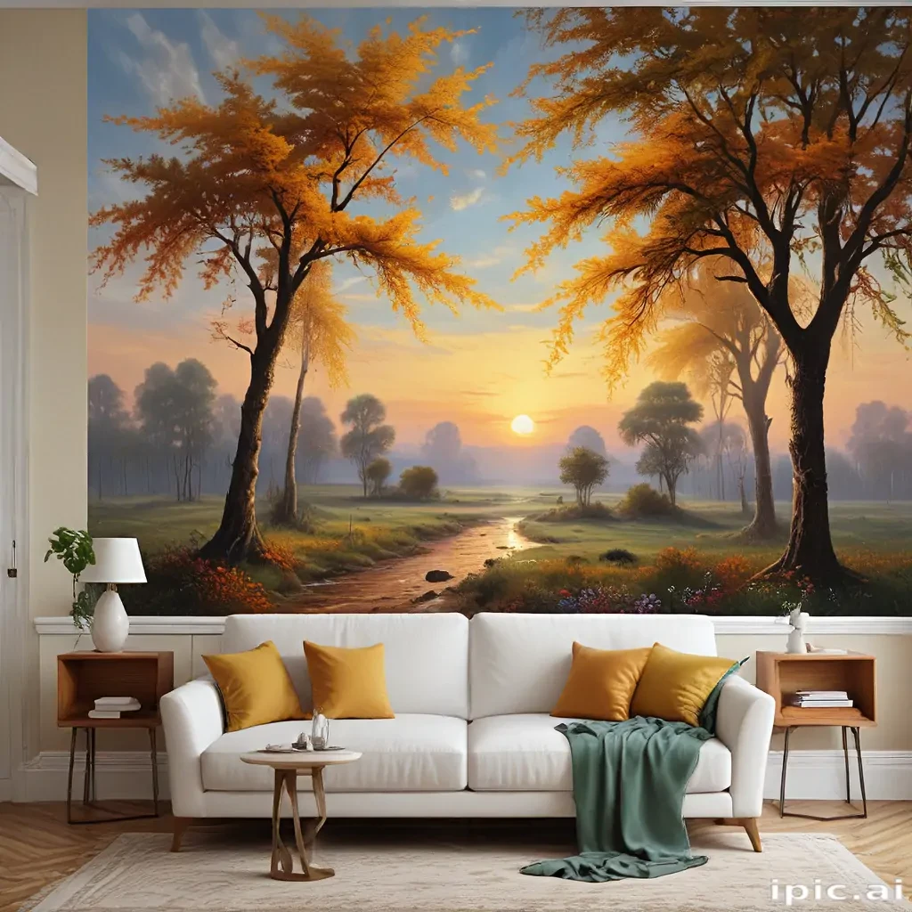 oil painting wallpaper