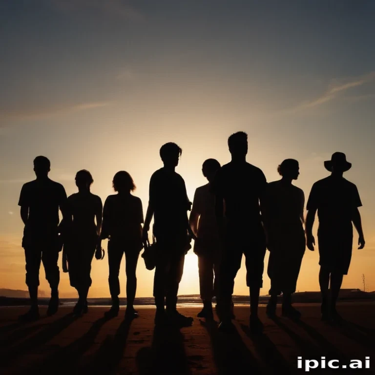 people silhouette png