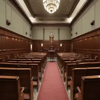 court room background