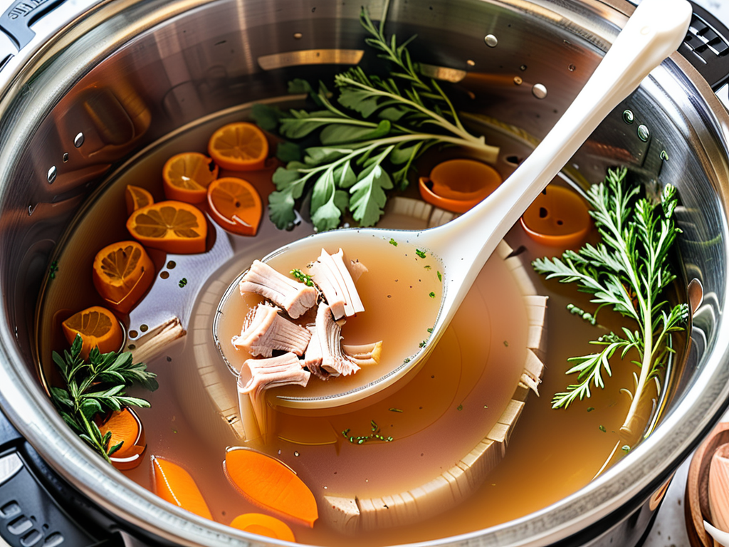 turkey bone broth instant pot