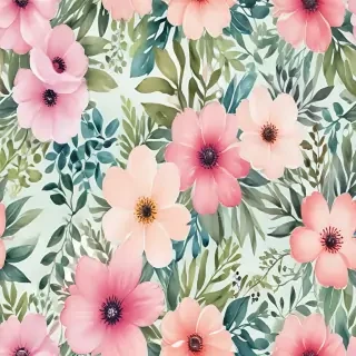 background watercolor flowers