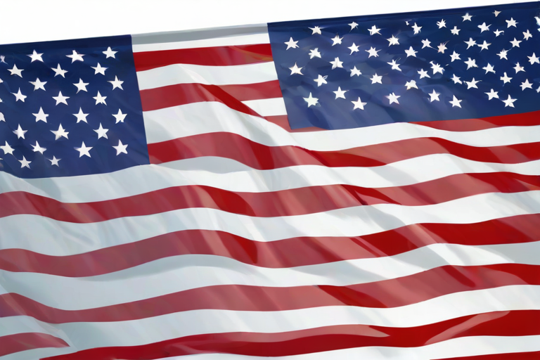 transparent american flag clipart