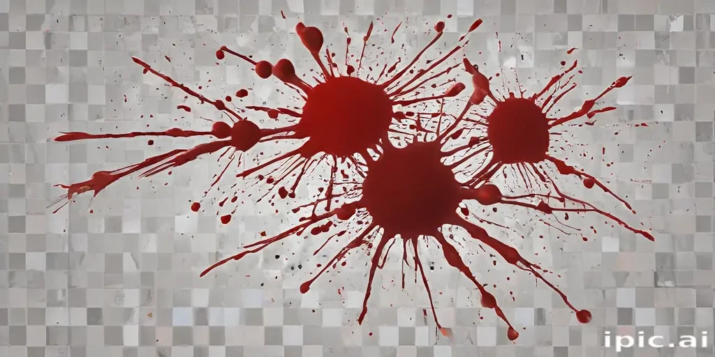 blood splatter png