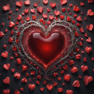 heart wallpaper aesthetic