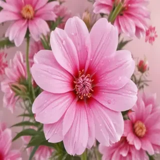 pink flower background