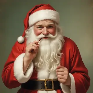 vintage santa images free