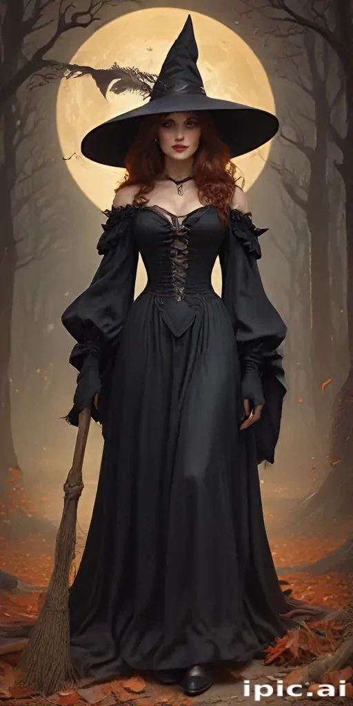 vintage witch art