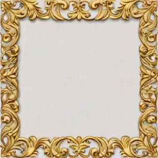 gold border transparent