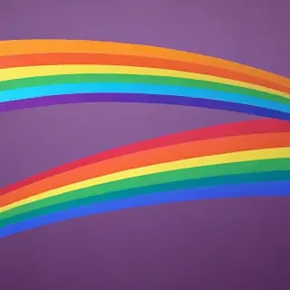 rainbow transparent background
