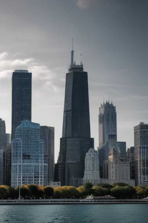 chicago skyline png