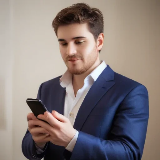 person holding phone