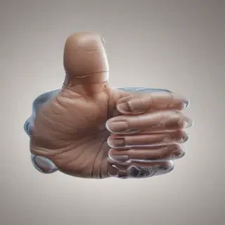 transparent thumbs up