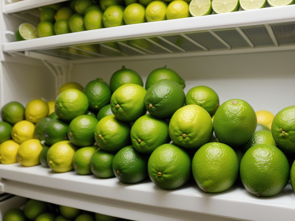 how long do limes last in the fridge