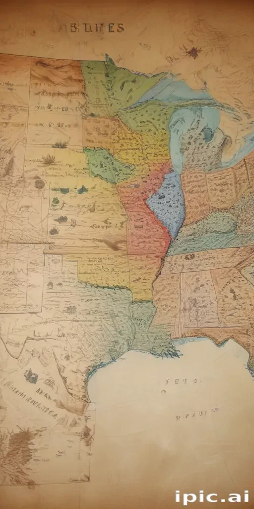 map of united states with states