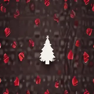 iphone simple christmas wallpaper