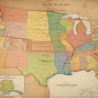 map of united states of america