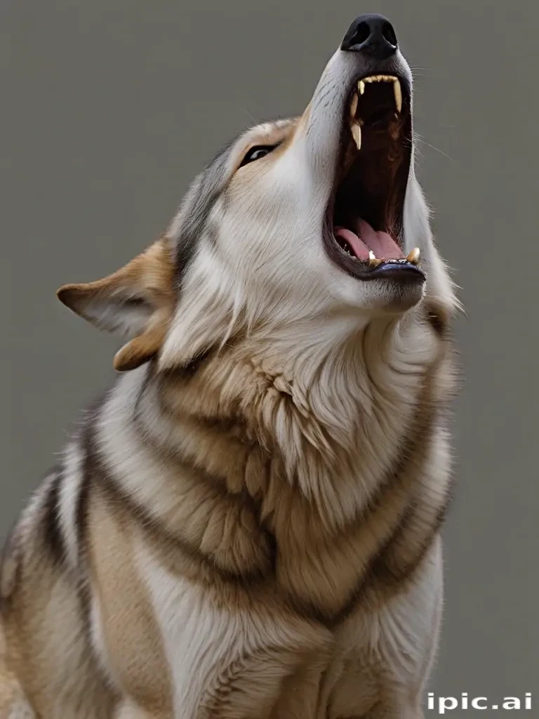 wolf howl png