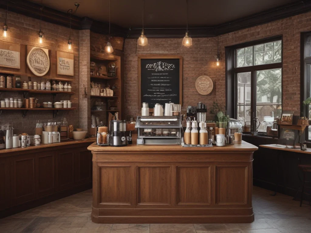 coffee shop mockup