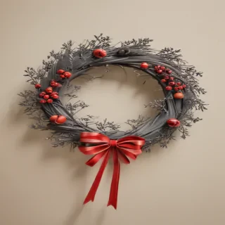 wreath drawing