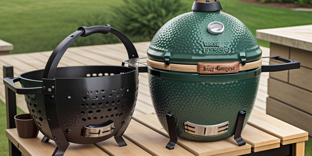 big green egg charcoal basket